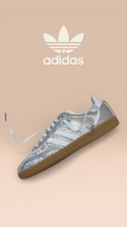 Adidas Samba white silver