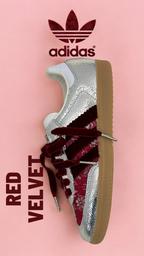 Adidas Samba Burgundy Velvet