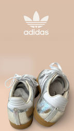 Adidas Samba white silver