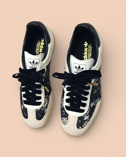 Adidas Samba black Velvet II Shoebella