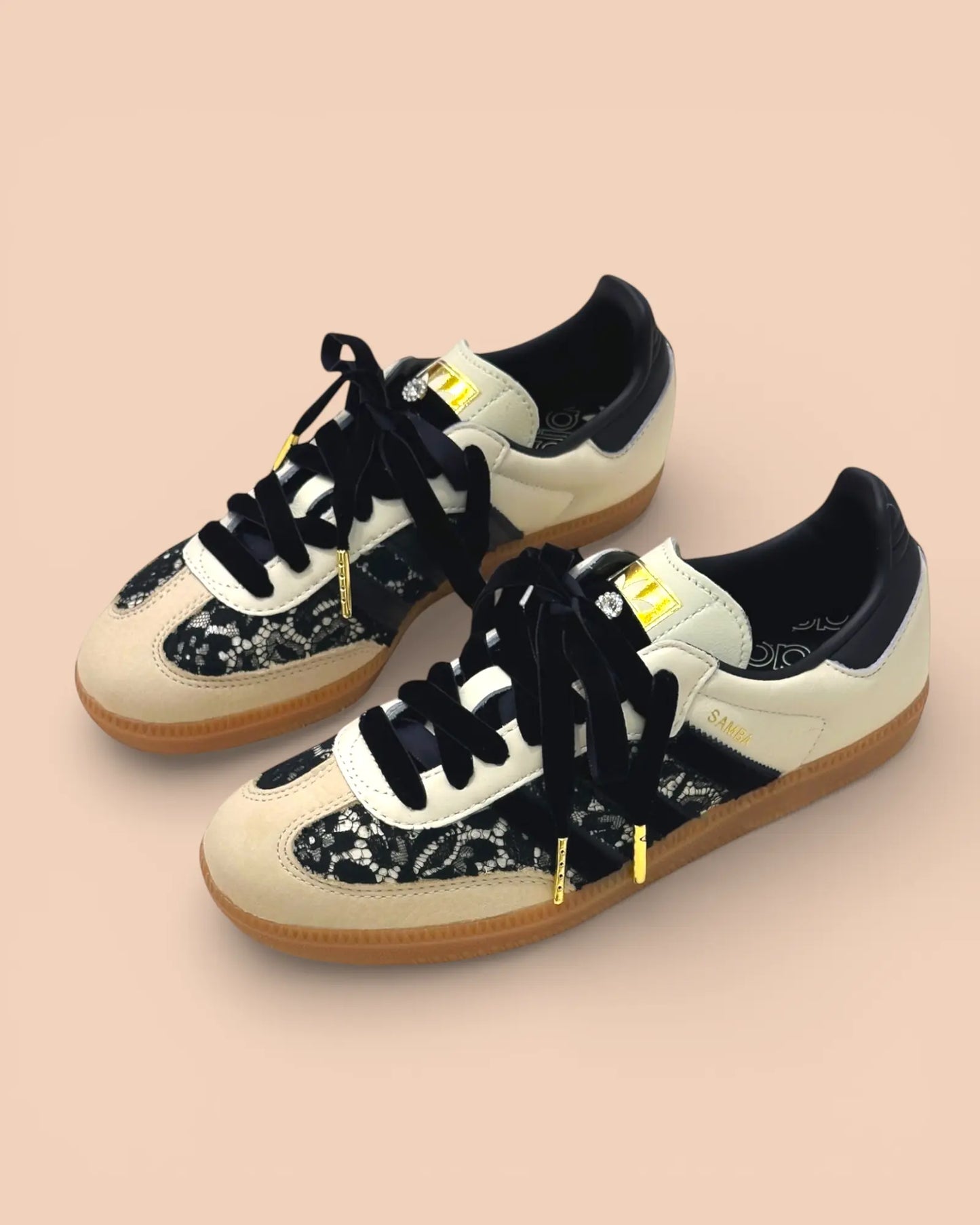 Adidas Samba black Velvet I Shoebella