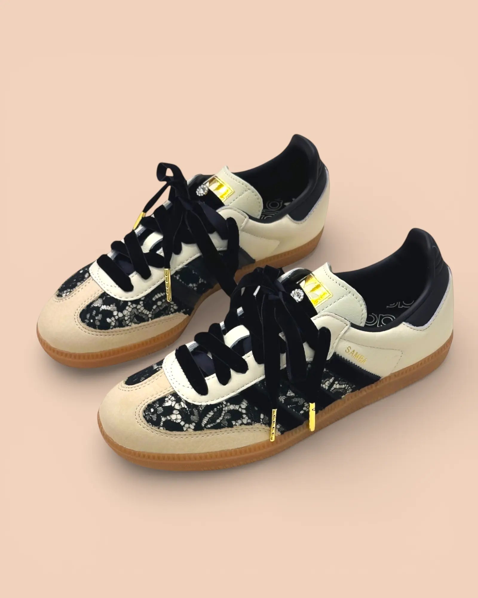Adidas Samba black Velvet I Shoebella