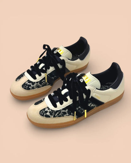 Adidas Samba black Velvet I Shoebella