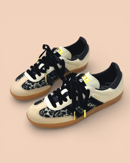 Adidas Samba black Velvet I Shoebella