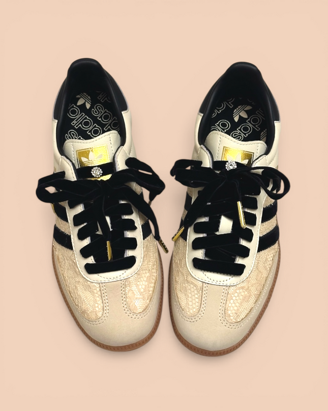 Adidas Samba Beige/blackvelvet 1