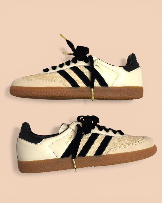 Adidas Samba Beige/blackvelvet 1