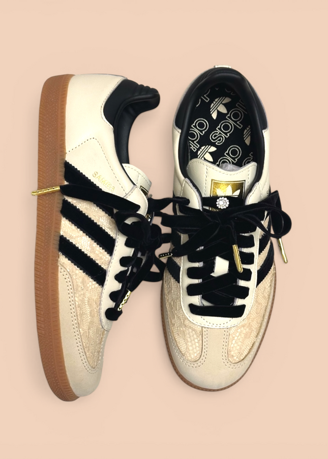 Adidas Samba Beige/blackvelvet 1