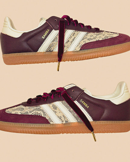 Adidas Samba burgundy Velvet I
