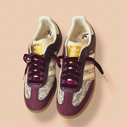 Adidas Samba burgundy Shoebella