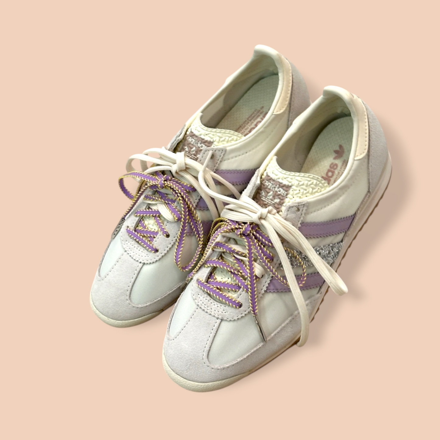 Adidas SL 72 RS – Cream/Lavender Shoebella