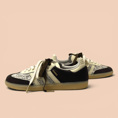 Adidas Samba Brown Velvet Shoebella