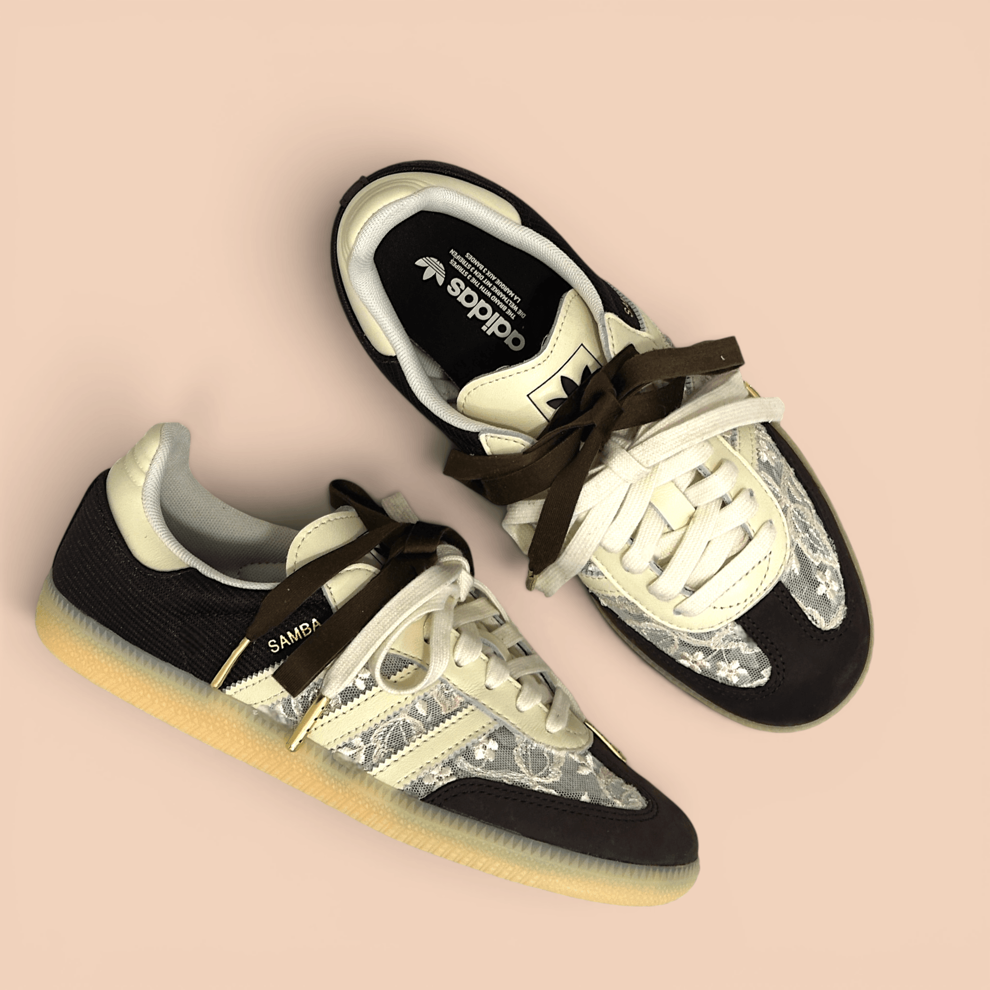 Adidas Samba Brown Velvet Shoebella