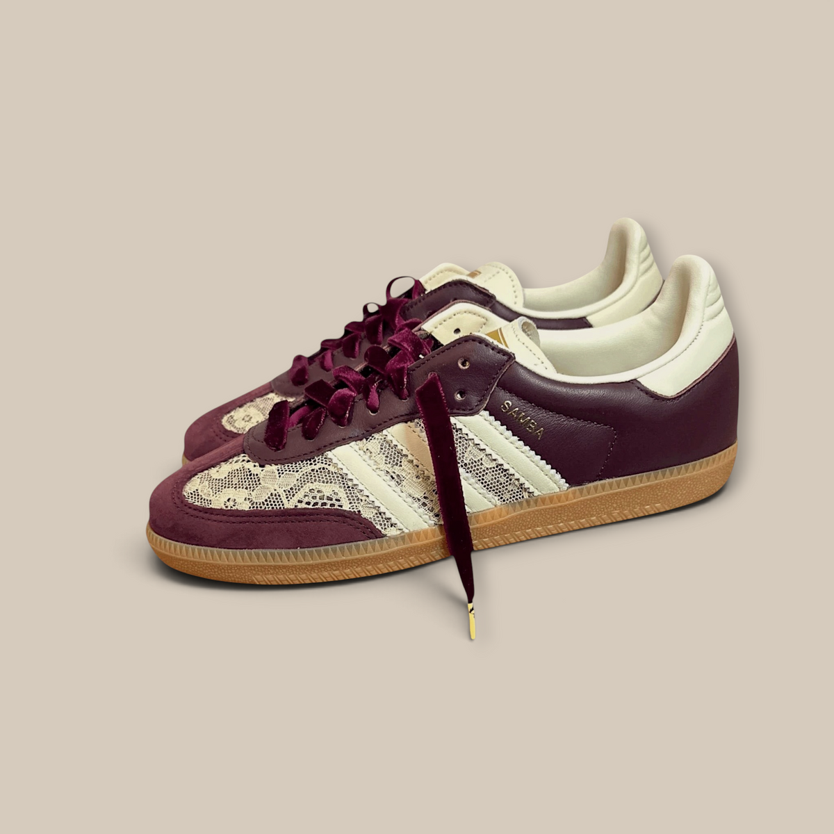 Burgundy Adidas