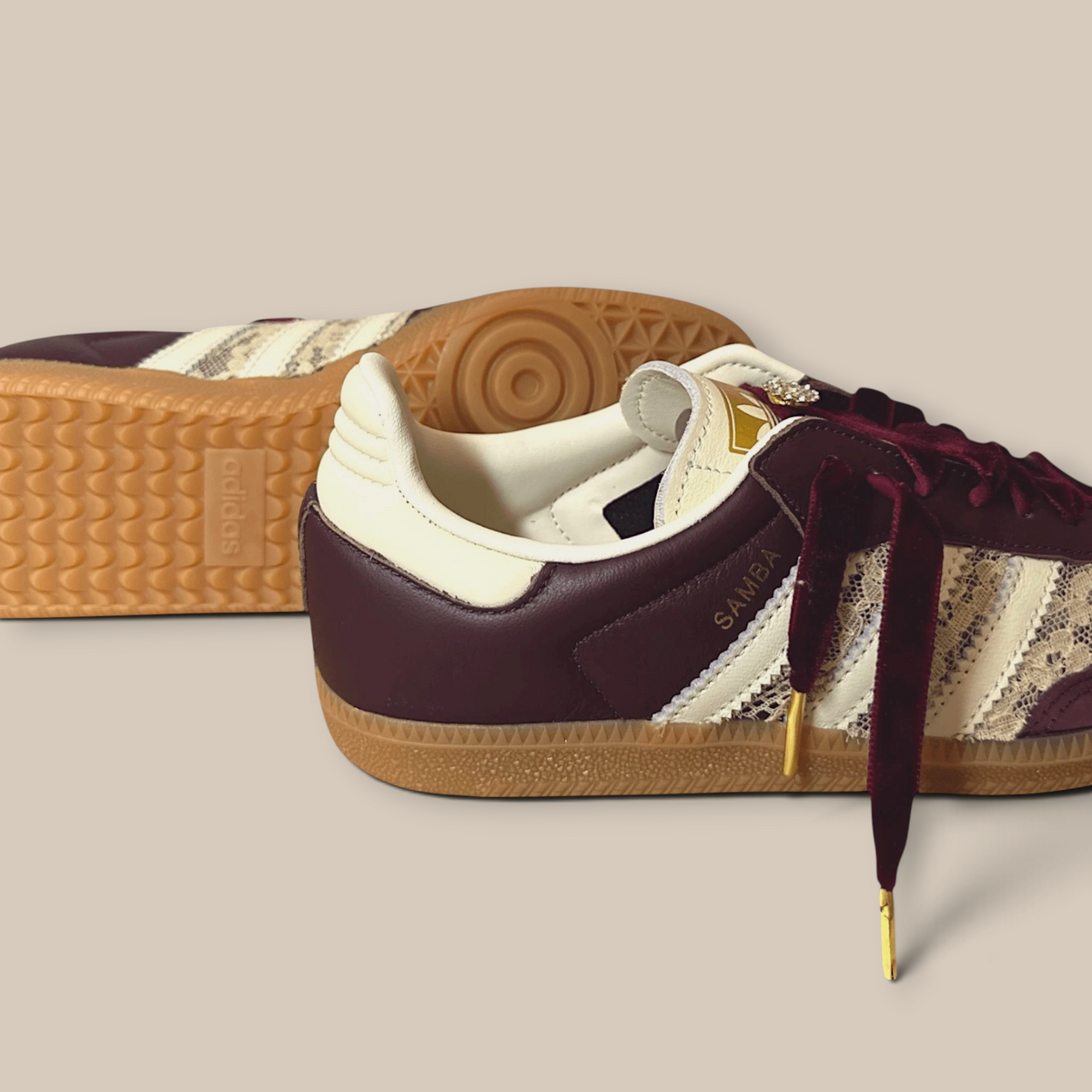 Burgundy Adidas
